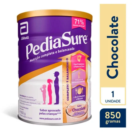 Suplemento Infantil Pediasure 4 a 10 anos Chocolate 850g